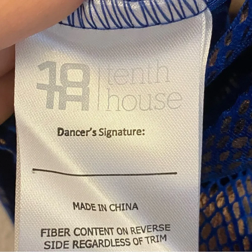 Revolution Tenth House Dance unitard solo costume PARALLAX TH22037 MA adult
